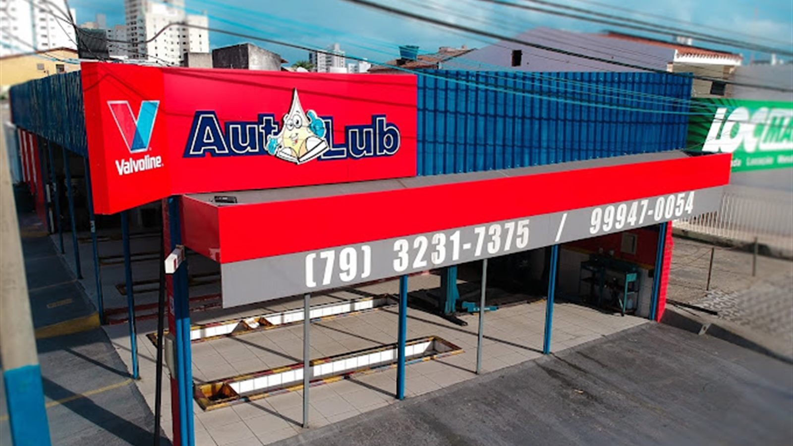 Fachada da Autolub Matriz no bairro Grageru, em Aracaju